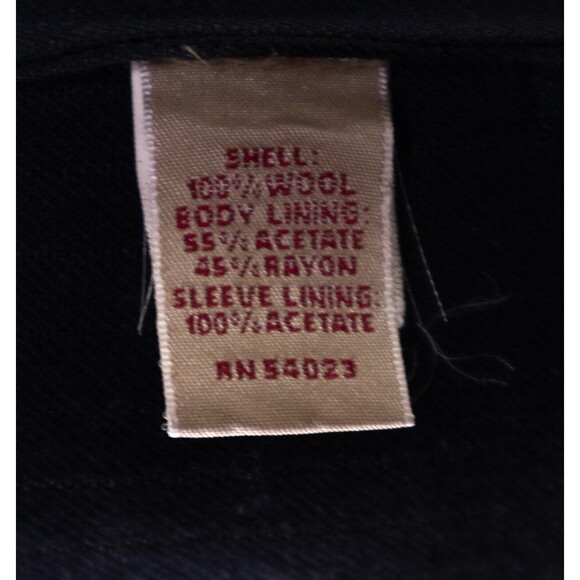 Banana Republic Mens Blazer Blue Striped 100% Wool Suit Jacket Sport Coat 38R - Picture 11 of 13